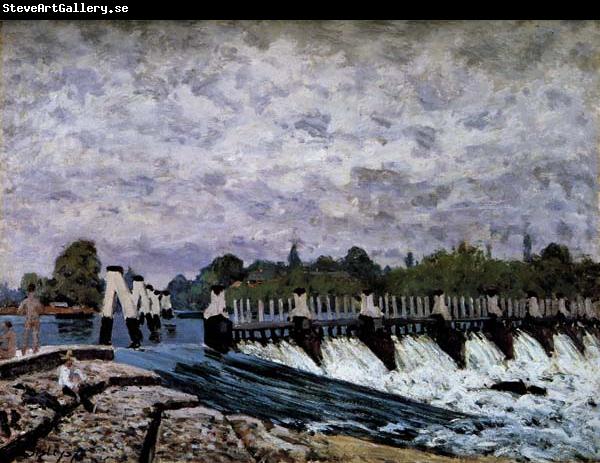 Alfred Sisley Molesey Weir-Morning